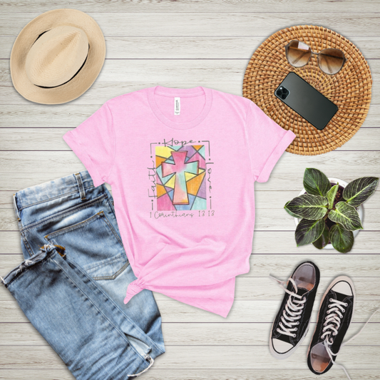 Women's Faith Hope Love T-Shirt