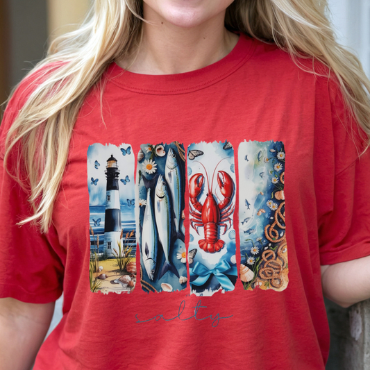 Women’s Summer Things Painted Salty T-Shirt